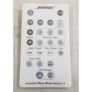 Bose remote control model 297499-001 for Acoustic wave system 2 new sealed